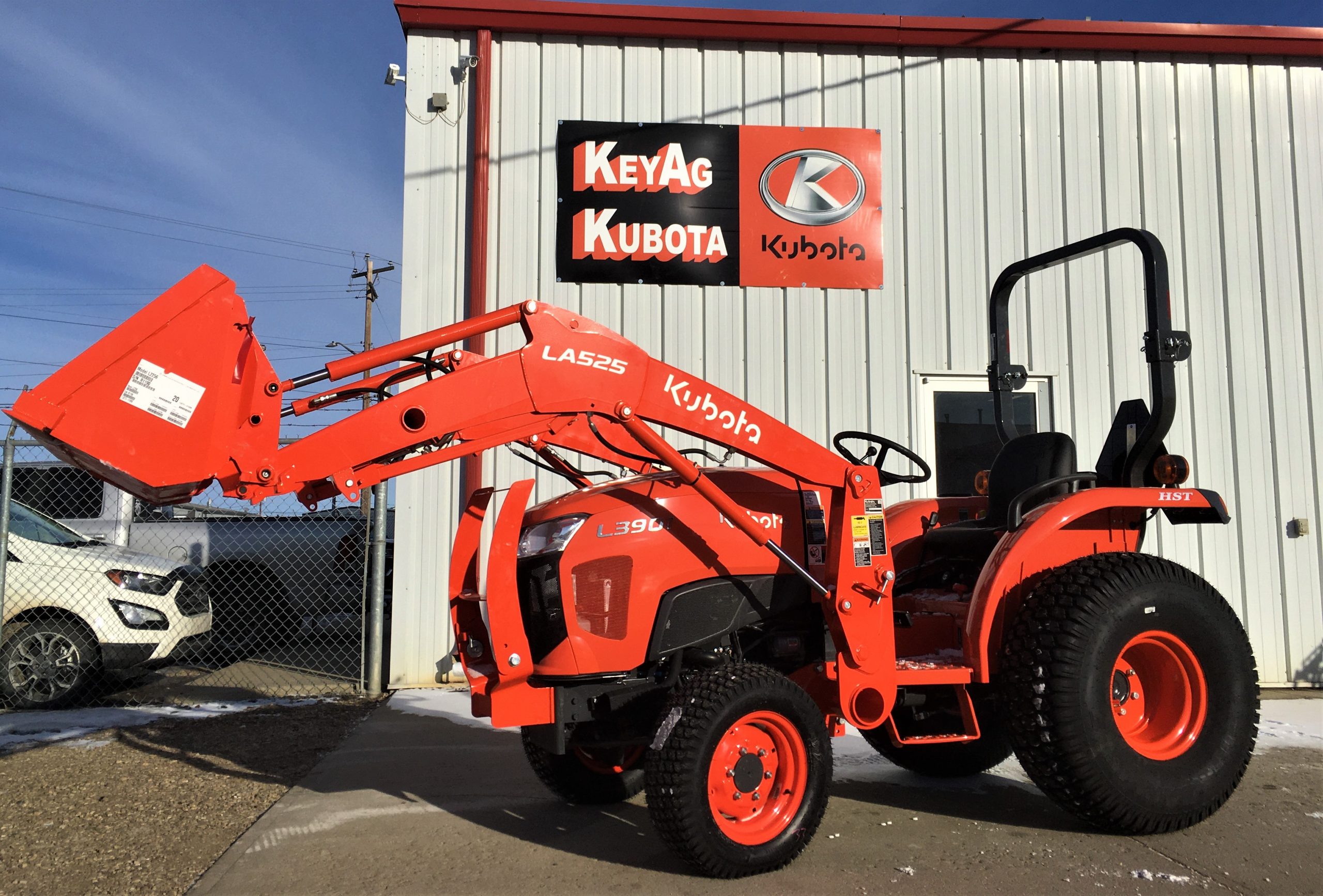 Kubota L3901 Tractor with L525 loader 37.5 HP with 66" bucket Cline Agro